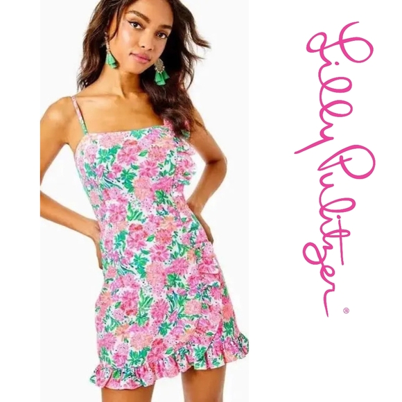 Lilly Pulitzer - Maetha Romper Resort White - Thats What I Herd - Size 6 - Picture 2 of 3